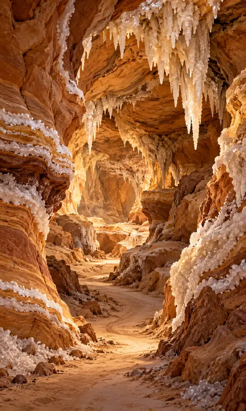 غار نمکی قشم